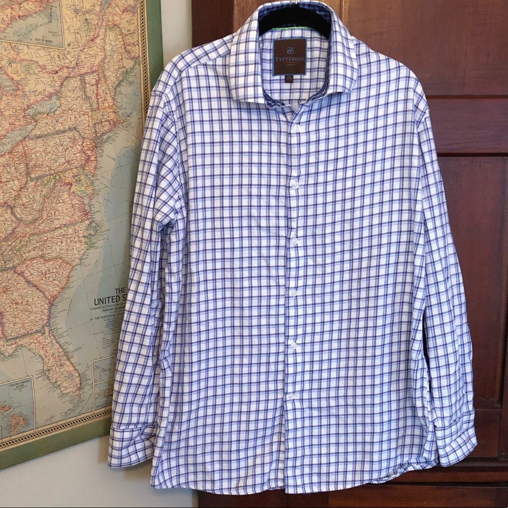 Tattersall of London Men’s Button Down